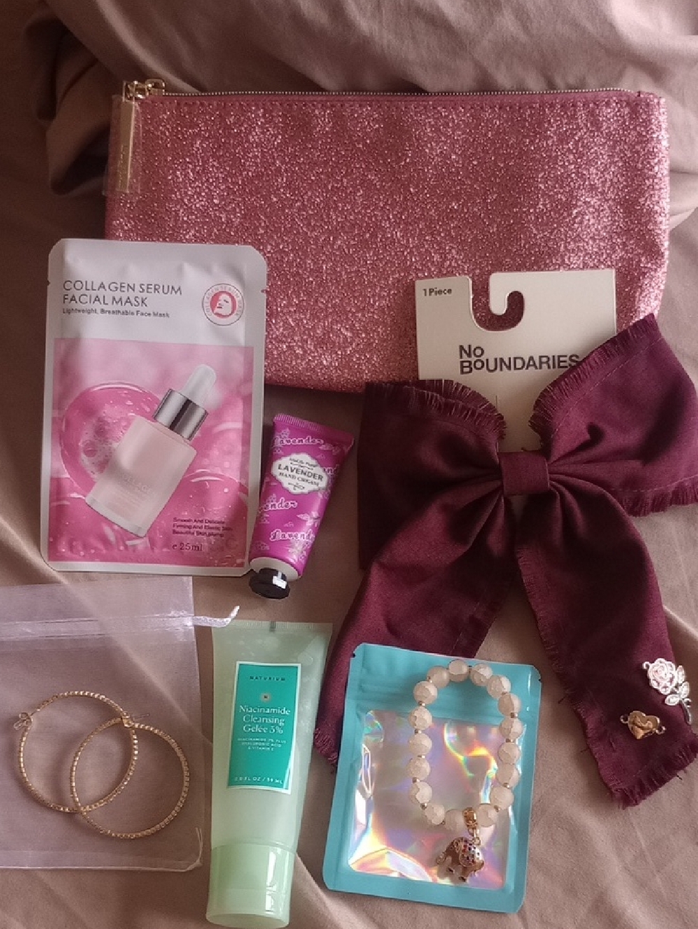 Lancome Cosmetic Bag Bundle- 7pc